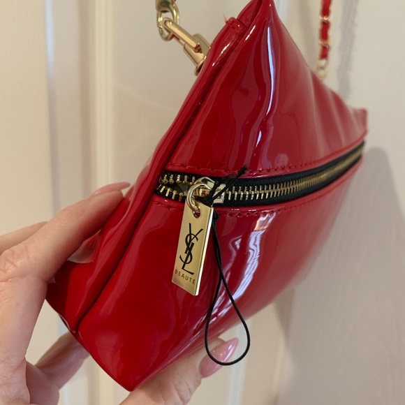 ✨NWOT✨YSL Saint Laurent Limited Makeup Bag/Cross Body Bag✨ - Picture 4 of 7